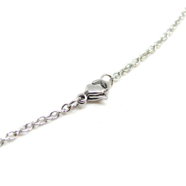 Colliers 50 cm, maille 1.9 par 0.5 mm, Acier Inoxydable 304 finition Argenté