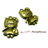 Pendentifs Chat Kitty 14x23mm – Métal Bronze