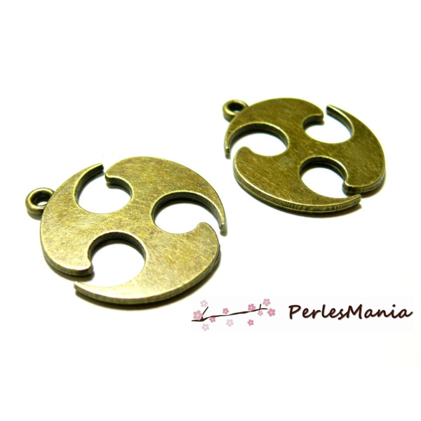 breloques pendentifs croix celte metal couleur Bronze