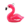 Pendentifs Résine, Flamant Rose 3D 32mm, coloris ROSE