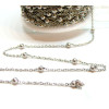 Chaine, maille bille 3mm, Acier Inoxydable 304, finition Argenté
