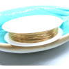 FIL DE CUIVRE 0.2mm, finition Or KC