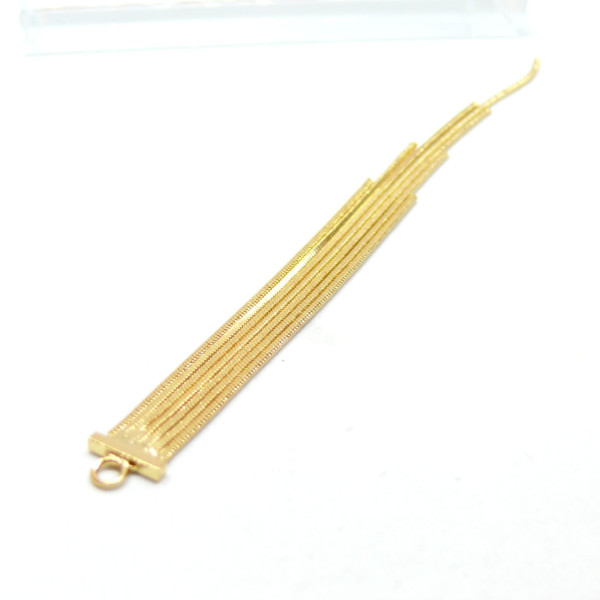 Pendentif, Passementière, Laiton finition Doré à l'or fin 18K