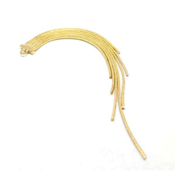 Pendentif, Passementière, Laiton finition Doré à l'or fin 18K