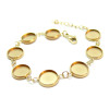 Support de Bracelet 10mm – Acier Inoxydable 304 Doré à l'Or Fin 18K, IONIQUE