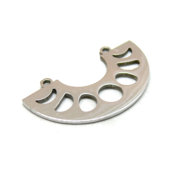 Connecteurs Demi Cercle 32 mm, Acier Inoxydable 304 finition Argenté