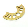 Connecteur Demi Cercle  32 mm, Acier Inoxydable 304 finition Doré