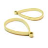 H11K20814G – Lot de 1 Pendentif Goutte Géométrique 32mm – Acier Inoxydable 304 Doré 24K Placage IONIQUE