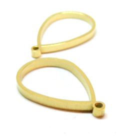 H11K20814G – Lot de 1 Pendentif Goutte Géométrique 32mm – Acier Inoxydable 304 Doré 24K Placage IONIQUE