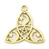 Pendentifs Triangle Galaxie 16mm – Acier Inoxydable 304 Doré à l'or fin 18K