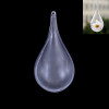 Pendentifs Plastique, forme Goutte 11mm par 5mm, à remplir et à accrocher avec un ruban