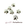 Perles intercalaires Etoiles 6mm, metal finition Argent Antique