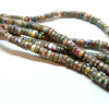 Perles rondelles Heishi 4 par 2mm Jaspe Synthétique Coloris 18A