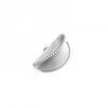 Embouts à serrer demi-cercle 10 mm – Acier inoxydable 304 argenté – Attache ruban, pince griffe