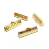 Serres fils, Griffes, Pince ATTACHE RUBAN, embouts à serrer 20mm Acier Inoxydable 304, finition doré