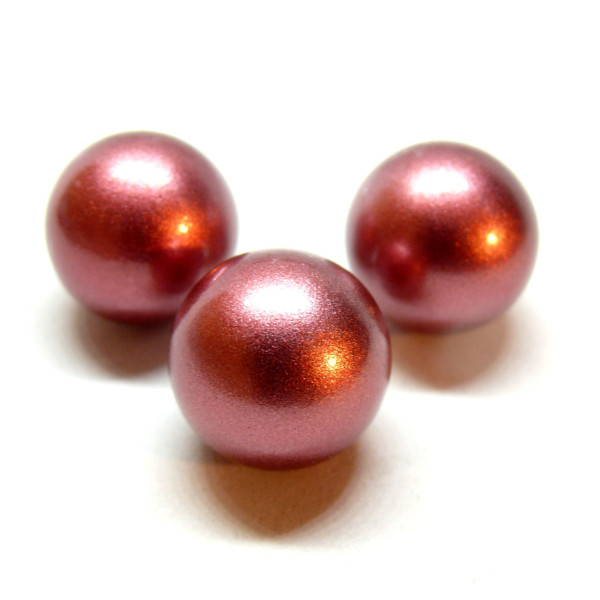 PERLE Sonore 16 mm Rouge metalisé pour Creation Bola de Grossesse