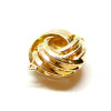 Connecteur, forme géométrique, Noeud d'amour 14mm, Laiton finition Doré,  pour création de bijoux raffinés