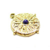 Pendentif, Boho Chic 25 par 16mm, Acier Inoxydable 304 finition Doré