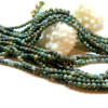 Perles Turquoise Africaine 2mm coloris L03