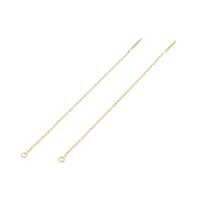 Chaines pour boucle d'oreille 10.9 cm, Acier Inoxydable 304 finition Doré, Placage IONIQUE