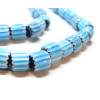 Perles Rondelles Verre 8mm, Verre Millefiori fait Main