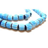 Perles Rondelles Verre 8mm, Verre Millefiori fait Main