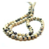 Perles rondes 3mm, Jaspe Dalmatien, coloris 20