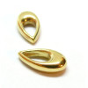 Pendentif Goutte 16mm, Acier Inoxydable 304 finition Doré