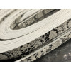 Cordon plat 10mm Imitation serpent