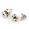 Sets de clous à visser, Rivets Punk, forme CONE rivets 10 par 7mm,  métal couleur Argent Platine
