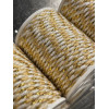 Cordon tressé, fil métallisé doré 1.5mm coloris D33
