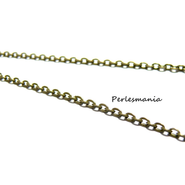 CHS041AB PAX 2 mètres Chaine maille Forçat metal couleur Bronze