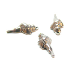 Pendentifs Coquillage, Acier Inoxydable 304, finition Argenté