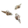 Pendentifs Coquillage, Acier Inoxydable 304, finition Argenté