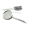 Supports de Barrettes Bob Pin 25mm Ronde – Laiton Finition Argent Platine