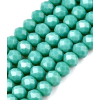 Perles à facettes, rondelles en verre 4x3mm, coloris D31