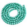 Perles à facettes, rondelles en verre 4x3mm, coloris D31