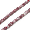 Perles Rondelles Verre 8mm, Verre Millefiori fait Main