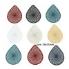 Estampes, Pendentifs Goutte 29mm, métal finition ROUGE