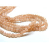 H11R344-3mm – Lot de 30 ou 60 Perles Rondes Agate Facettées 3 mm Vieux Rose Coloris 35