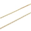 Colliers 50 cm maille fine 2 mm – Acier Inoxydable 304 Doré Placage IONIQUE