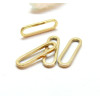 Pendentifs, Connecteurs Ovale 20mm, Acier Inoxydable, finition Doré