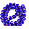 Perles Rondes en Verre 10 mm – Millefiori Fait Main