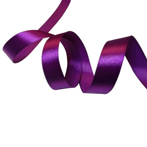 RC20Y123 1 rouleau de 22 mètres ruban satin 20mm Ivoire