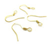 Boucles d'oreille Crochets 19 mm, Acier Inoxydable 304, finition Doré à l'or fin 18K