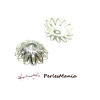 coupelles, calottes, caps, filigrane, ARGENT VIF, 18 par 4mm