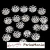 coupelles, calottes, caps, filigrane, ARGENT VIF, 12 par 3mm