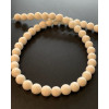 Perles Rondes 14mm, Corail éponge BLANC