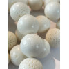 Perles Rondes 16mm, Corail éponge BLANC