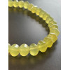 Perles Rondelles facettée forme Lanterne 10 par 8mm, Jade Citron
